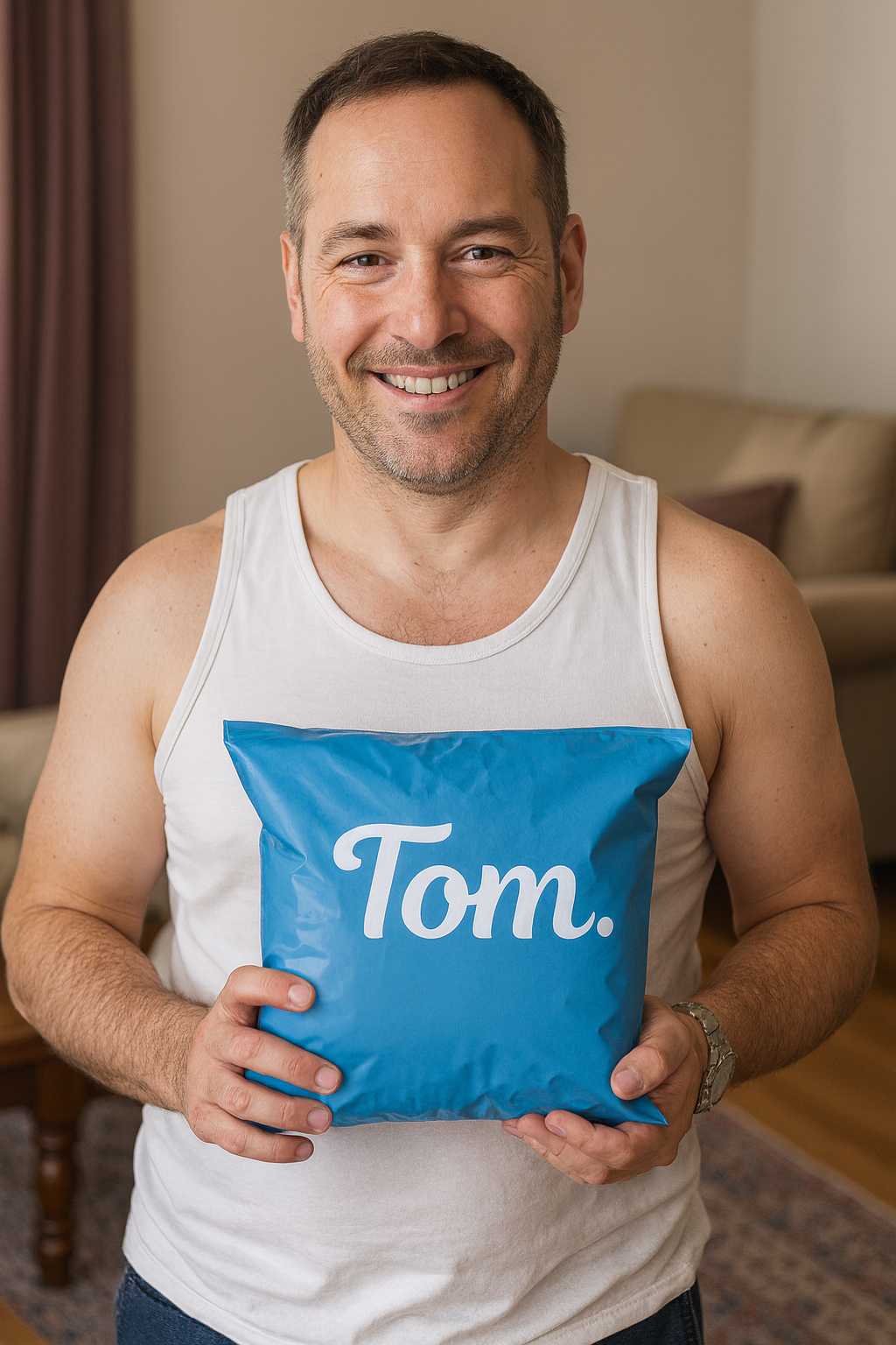 Happy customer Tom Comfort - tanktop for men