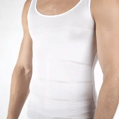 Tom Comfort corrigerend hemd heren wit – comfortabel shapewear